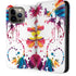 Chromatic Splatter White iPhone 14 Pro Max Folio Case