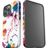 Chromatic Splatter White iPhone 15 Pro Max Impact Case