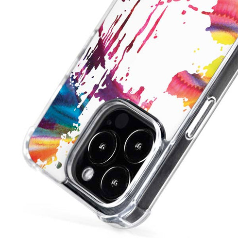 Chromatic Splatter White iPhone 14 Pro Max MagSafe Case