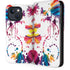 Chromatic Splatter White iPhone 15 Plus Folio Case