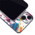 Chromatic Splatter White iPhone 15 Skin