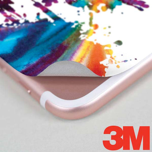 Chromatic Splatter White iPhone 7 Plus Skin