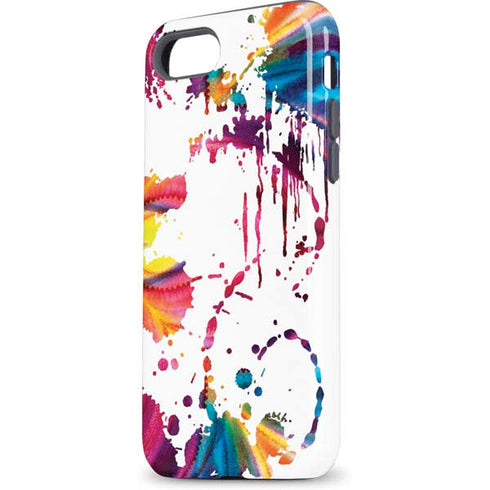 Chromatic Splatter White iPhone 8 Pro Case