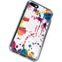 Chromatic Splatter White iPhone SE (2nd & 3rd Gen) Clear Case