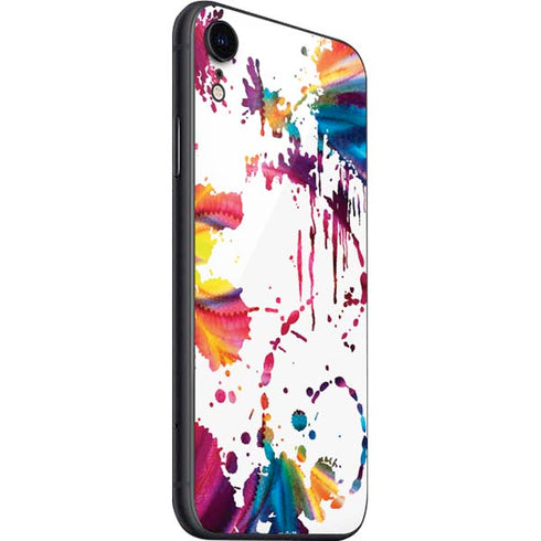 Chromatic Splatter White iPhone SE (2nd & 3rd Gen) Skin