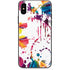 Chromatic Splatter White iPhone X Skin