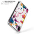 Chromatic Splatter White iPhone XR Clear Case