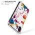 Chromatic Splatter White iPhone XS Max Clear Case