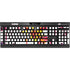 Chromatic Splatter White K95 RGB PLATINUM Mechanical Gaming Keyboard Skin