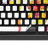 Chromatic Splatter White K95 RGB PLATINUM Mechanical Gaming Keyboard Skin