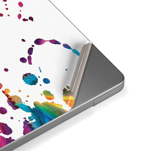 Chromatic Splatter White MacBook Pro 14in (2021-24) Skin