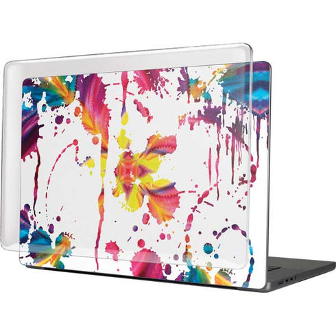 Chromatic Splatter White MacBook Pro 16in (2021-25) Case plus Skin