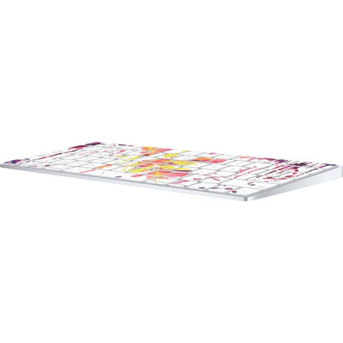 Chromatic Splatter White Magic Keyboard Skin