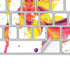 Chromatic Splatter White Magic Keyboard Skin