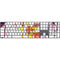 Chromatic Splatter White Magic Keyboard with Numeric Keypad Skin