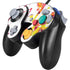 Chromatic Splatter White Nintendo GameCube Controller Skin