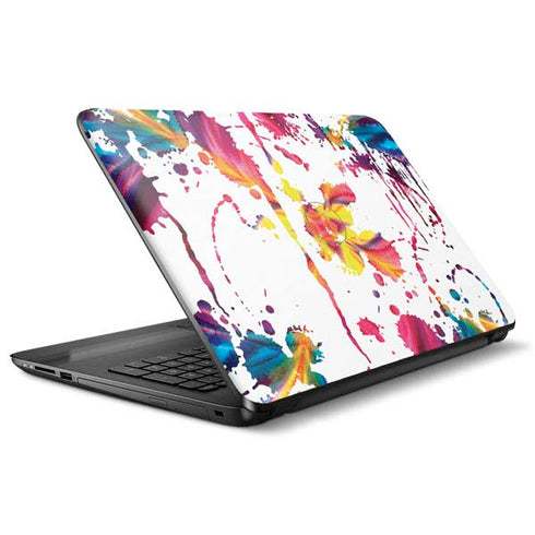 Chromatic Splatter White HP Notebook Skin