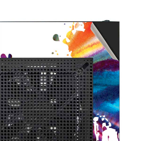 Chromatic Splatter White NZXT H510 Compact ATX Mid-Tower Case Skin