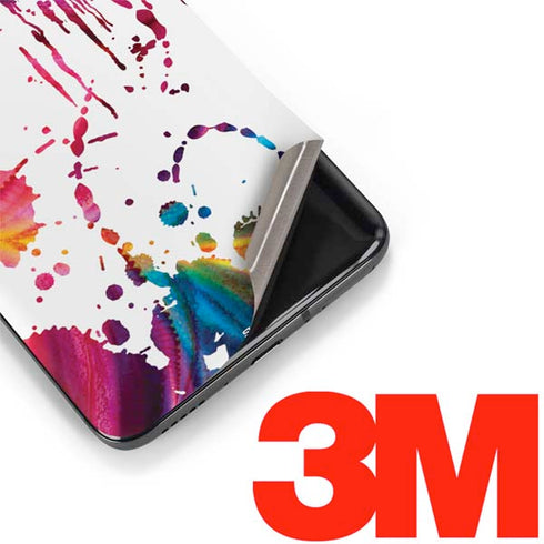 Chromatic Splatter White OnePlus 7 Pro Skin