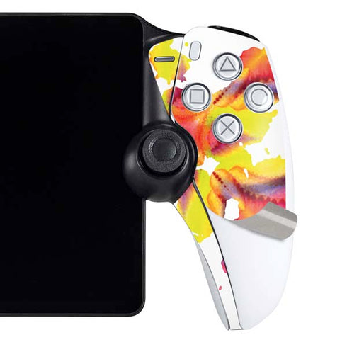 Chromatic Splatter White PlayStation Portal Remote Player Skin