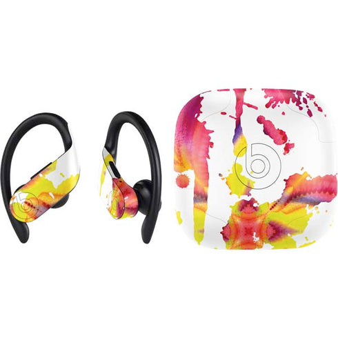 Chromatic Splatter White PowerBeats Pro Skin