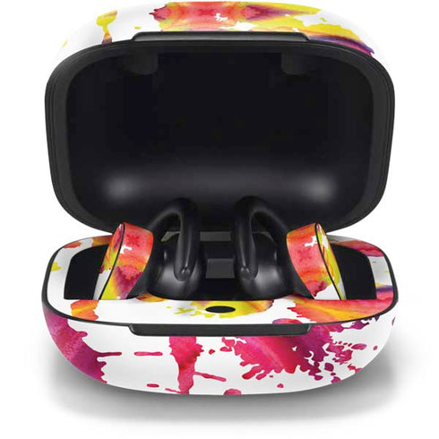 Chromatic Splatter White PowerBeats Pro Skin