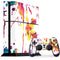 Chromatic Splatter White PS4 Console and Controller Bundle Skin