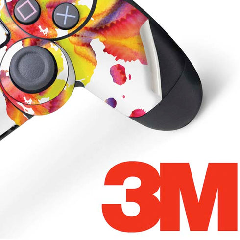 Chromatic Splatter White PS4 Controller Skin