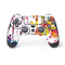Chromatic Splatter White PS4 Pro/Slim Controller Skin
