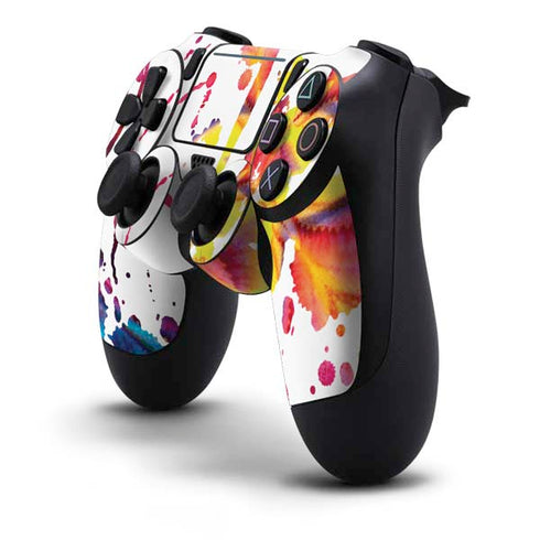 Chromatic Splatter White PS4 Pro/Slim Controller Skin