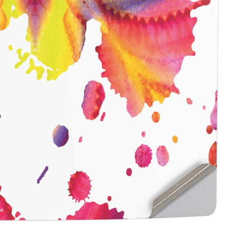Chromatic Splatter White PS5 Console Skin
