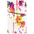 Chromatic Splatter White PS5 Slim Disk Console Skin