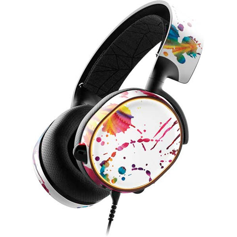 Chromatic Splatter White SteelSeries Arctis 5 Skin