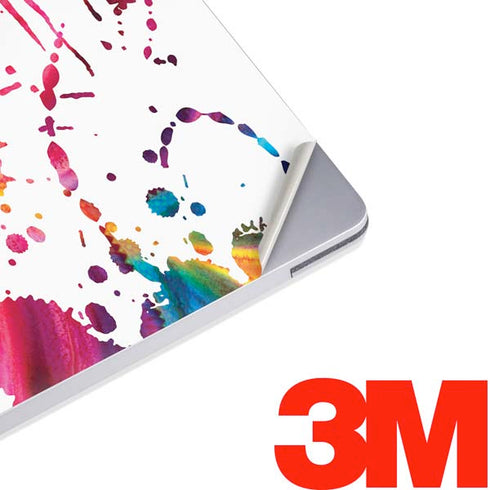 Chromatic Splatter White Surface Laptop 2 Skin