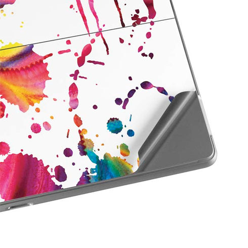 Chromatic Splatter White Surface Pro 8 Skin