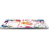 Chromatic Splatter White Universal Laptop 11in (8.8 x 6.2in) Skin