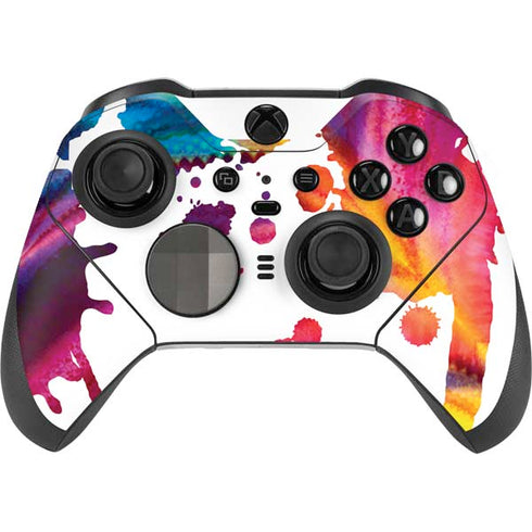 Chromatic Splatter White Xbox Elite Wireless Controller Series 2 Skin