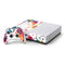 Chromatic Splatter White Xbox One S Console and Controller Bundle Skin