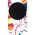 Chromatic Splatter White Xbox Series S Console Skin