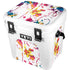 Chromatic Splatter White YETI Roadie 24 Hard Cooler Skin