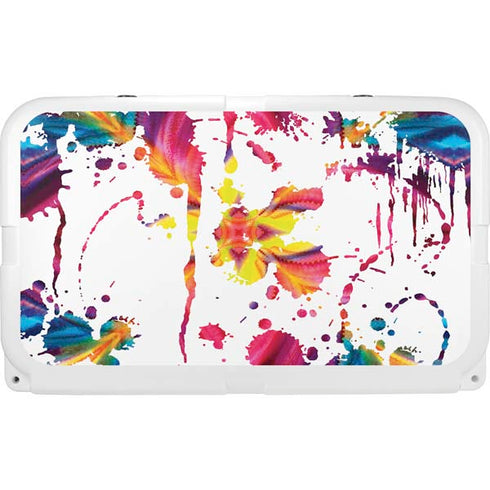 Chromatic Splatter White YETI Tundra 45 Hard Cooler Skin