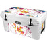 Chromatic Splatter White YETI Tundra 65 Hard Cooler Skin
