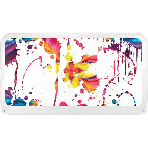 Chromatic Splatter White YETI Tundra 65 Hard Cooler Skin