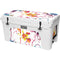 Chromatic Splatter White YETI Tundra 75 Hard Cooler Skin