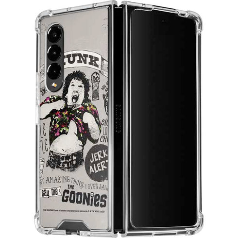 Warner Bros The Goonies (1985) Chunk Galaxy Z Fold4 5G Clear Case