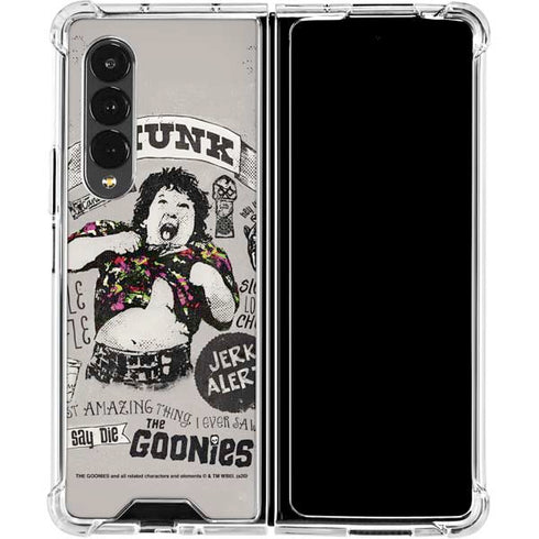 Warner Bros The Goonies (1985) Chunk Galaxy Z Fold4 5G Clear Case