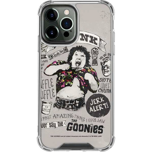 Warner Bros The Goonies (1985) Chunk iPhone 13 Pro Max Clear Case