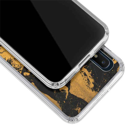 Chunky Marble Galaxy A10e Clear Case