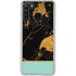 Chunky Marble Galaxy A21 Clear Case