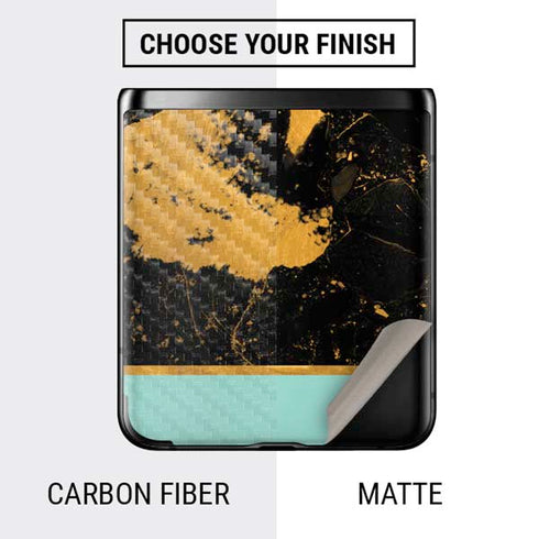 Chunky Marble Galaxy Z Flip Skin